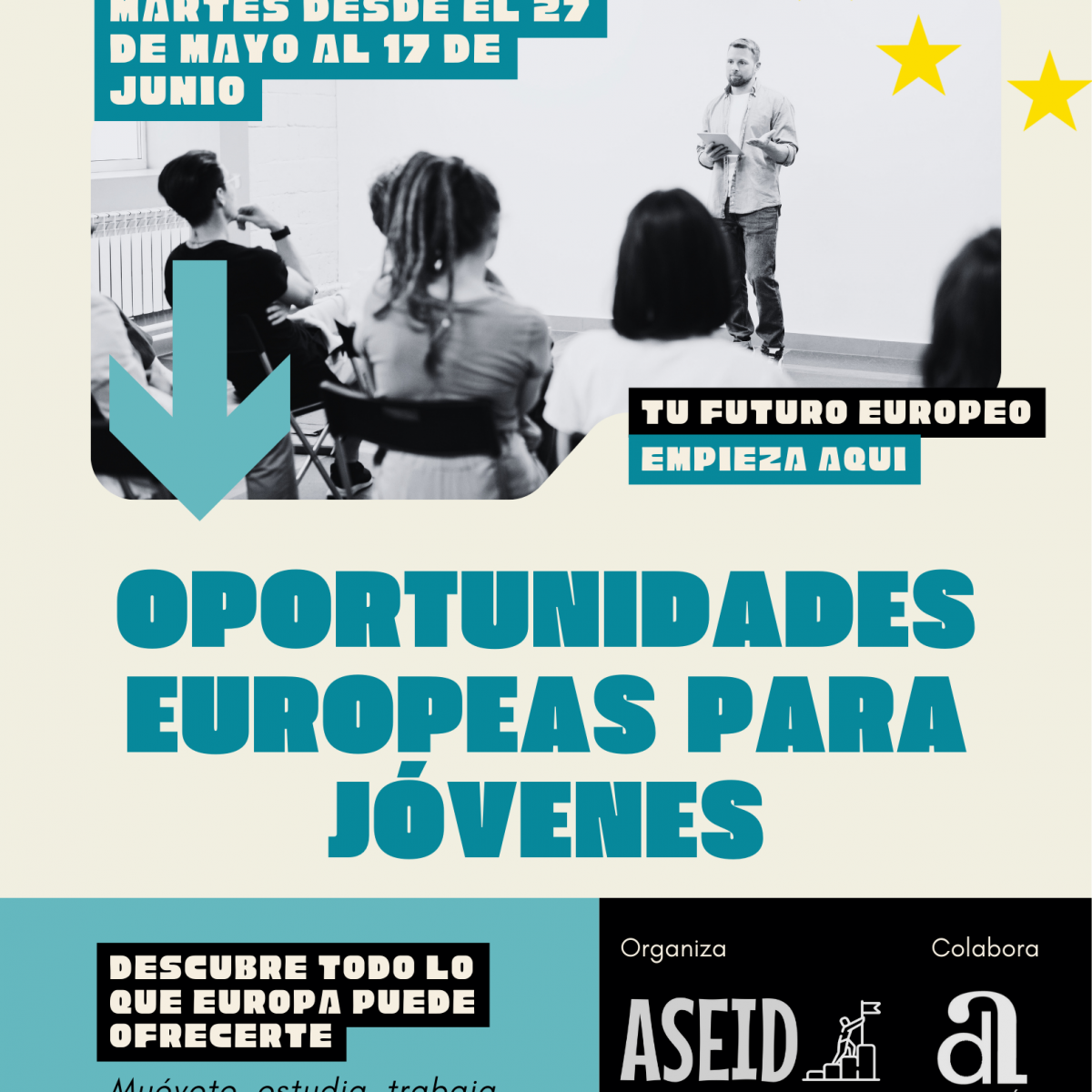Curso de oportunidades europeas para jóvenes 2025